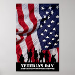 Honouring those who served.  Veterans Day Poster