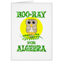 Hoo-Ray for Algebra cards