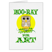 Hoo-Ray for Art cards