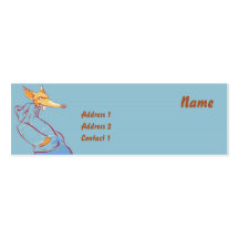 Hoody Fox - Skinny Business Card Template