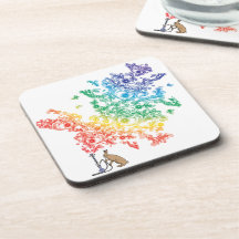HOOKAH HARE BEVERAGE COASTER