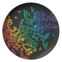 HOOKAH HARE DINNER PLATE