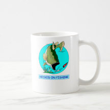 hooked on fishing mugs