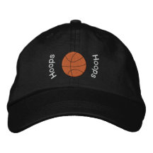 Hoops Basketball Embroidered Hat