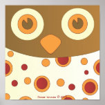 Hoot Owl Close-Up Posters