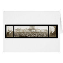 Hoover Inauguration Photo 1929 Greeting Cards