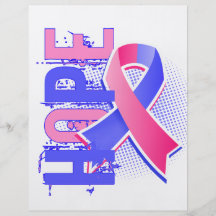 Hope 2 Male Breast Cancer Custom Flyer