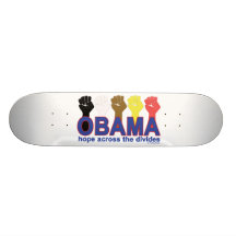 HOPE ACROSS THE DIVIDES SKATE BOARD DECK