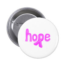 hope breast cance awareness buttons