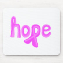 hope breast cance awareness mousemats