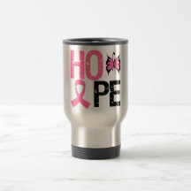 Hope Breast Cancer Awareness Mugs