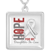 Hope For My Daughter-In-Law Lung Cancer Pendants