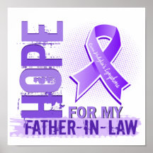Hope For My Father-In-Law Hodgkins Lymphoma Poster