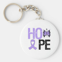 Hope General Cancer Awareness Key Chain