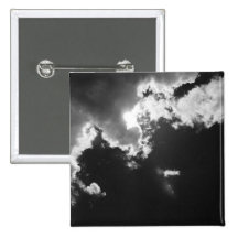Hope in the silver lining of the clouds. pinback buttons