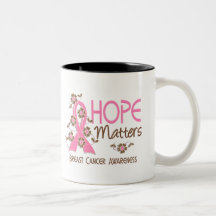 Hope Matters 3 Breast Cancer Coffee Mugs