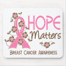 Hope Matters 3 Breast Cancer Mousepad