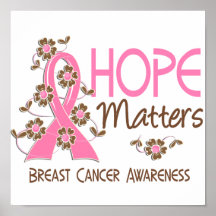 Hope Matters 3 Breast Cancer Posters