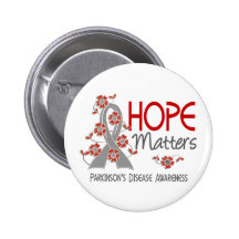 Hope Matters 3 Parkinson's Disease Button
