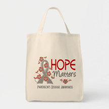 Hope Matters 3 Parkinson's Disease Tote Bag