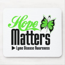 Hope Matters Lyme Disease Awareness Mousepads