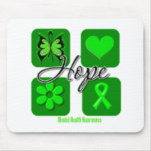 Hope - Mental Health Awareness Mouse Pads