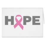 Hope Pink Ribbon card