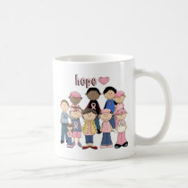 Hope Pink Ribbon mugs