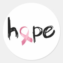 Hope Pink Ribbon! Sticker