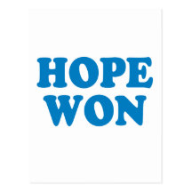 Hope Won T-shirt Postcard