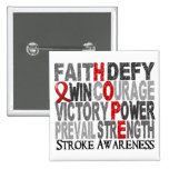 Hope Word Collage Stroke Pins
