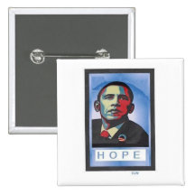 hopeobama_by_Vadala Pinback Buttons