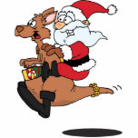 Hoppy Christmas Sculpture Photo Cut Out