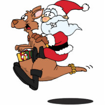 Hoppy Christmas Sculpture Photo Cut Out