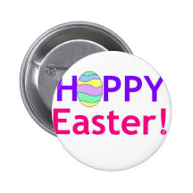 Hoppy Easter Pinback Button