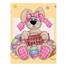 Hoppy Easter Postcard