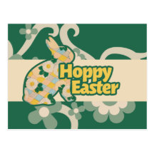 Hoppy Easter Postcard
