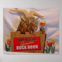 Horlacher's Genuine Bock Beer Posters