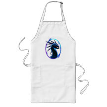 Horned Black Dragon Aprons