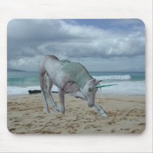 Horned Unicorn Mouse Pad