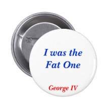 Horrible Histories Fat One Button