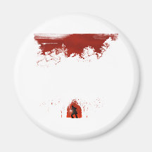 Horror Game - Gamer, Video Games Scary Fridge Magnet