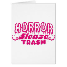 HORROR SLEAZE TRASH MERCH! CARDS