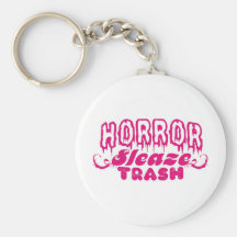 HORROR SLEAZE TRASH MERCH! KEYCHAINS