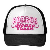 HORROR SLEAZE TRASH MERCH! TRUCKER HAT