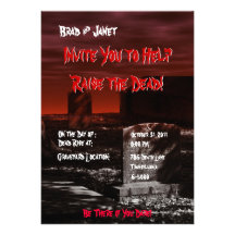 Horror Theme Party Invitation