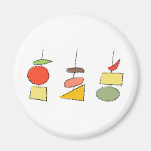 hors devours fridge magnet