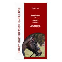 Horse business marketing business card templates