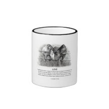 Horse Couple: Love Chapter, Bible, Corinthians Coffee Mug