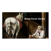 Horse Farrier Business Card